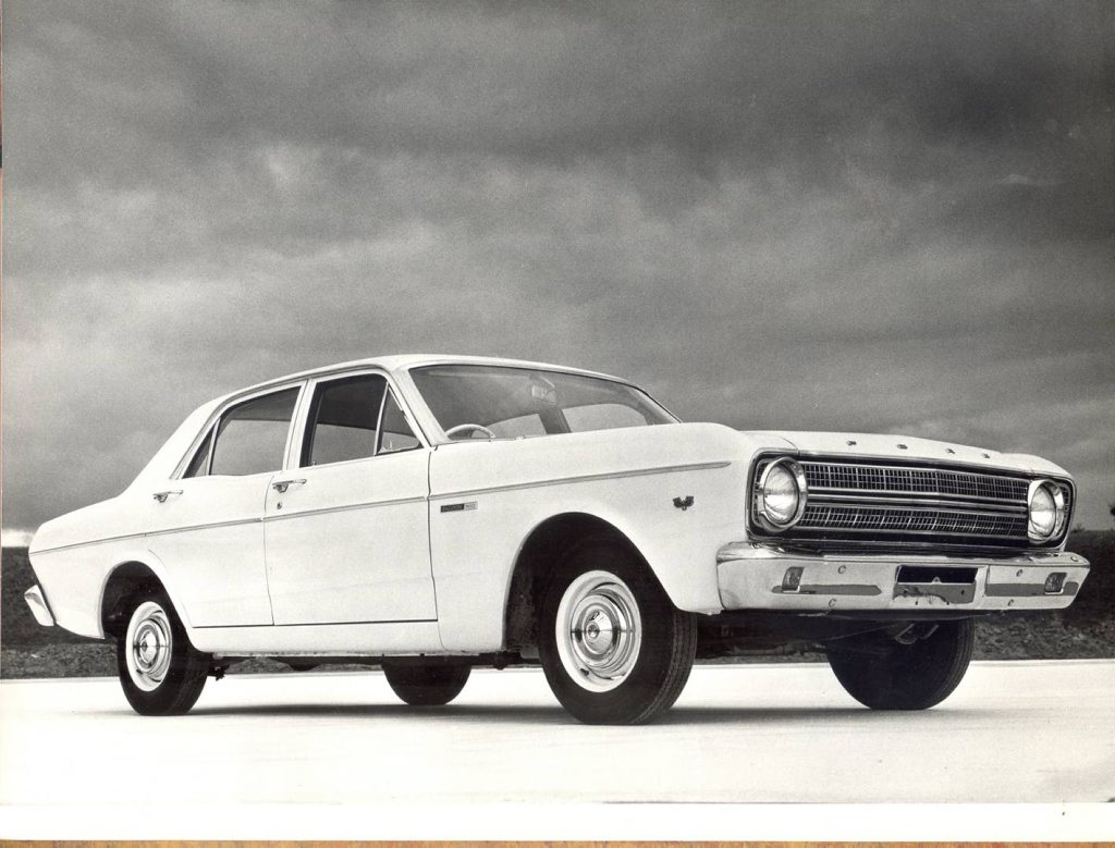 The 1965 XR Ford Falcon. The 1965 XR Ford Falcon.